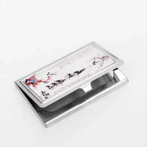 Stainless Steel Blank Sublimation Business Card Holder