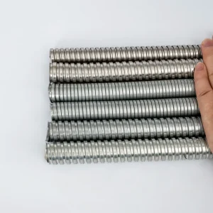 Stainless Steel Flexible Spiral Cable Protection Conduit Waterproof Fire Resistant