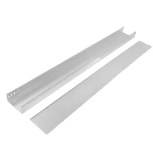 Stainless Steel Trough Cable Tray, Customizable Length, Width, and Height, Corrosion-Resistant, Industrial Electrical Wiring