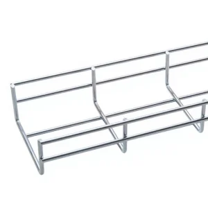 Stainless Steel Wire Mesh Cable Tray, SS304/SS316, Custom Size