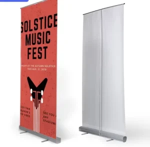 Standard 80 X 200 Roll up Banner Advertising Display Retractable Pop up Banner Pull up Banner Stand