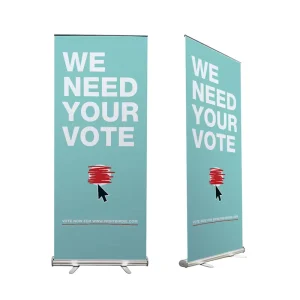 Standard 80x200cm Retractable Roll-Up Banner Stand