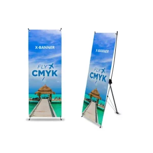 Standup Banner Advertising X Banner Factory Sales Display Xbanner