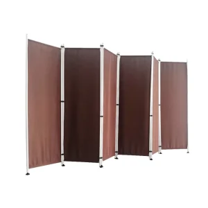 Steel Frame Polyester Folding Screen Living Room Divider