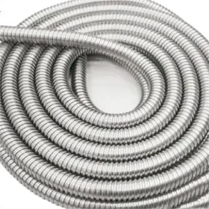 Steel PVC Coated Flame Resistant Corrugated Flexible Cable Conduit