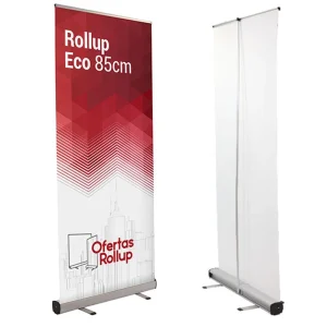 Steel Roll Up Banner, 120x200cm, Heavy Weight Retractable Display