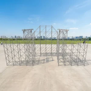Steel Square Layer Truss for Outdoor Use with Quick Connection, TUV Certified