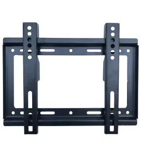 Steel TV Mount for LED LCD Flat Screen TVs 17 to 37 Inch VESA 200 x 200 mm 25 kg Load Capacity Fixed Wall Mount