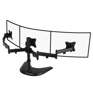 Steel Triple Monitor 27″ Desk Mount Bracket