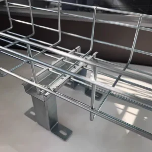 Steel Wire Mesh Cable Tray Electro Galvanized Heavy Duty High Capacity for Cable Support in Industrial Power Distribution Zones