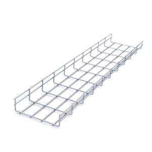 Steel Wire Mesh Cable Tray Hot Dip Galvanized CE Certified Lightweight Heavy Duty High Capacity