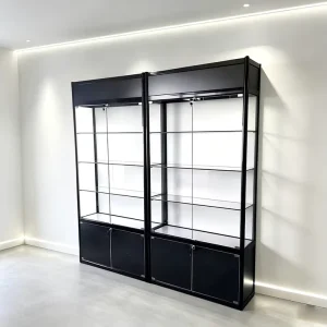 Storage Frame Style Glass Jewelry Display Showcase Glass Multi Layer Sample Display Cabinet for Jewelry and for Figures