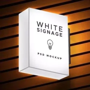 Storefront Illuminated Billboard LED Light Box for Business, Cafe, or Bar