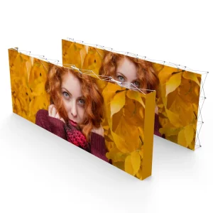 Straight Shape Portable Trade Show Tension Fabric Wall Backdrop Pop up Display Stand