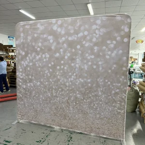 Stretch Fabric Display Stand Custom Printed Tension Background for Live Stream Shooting Booth