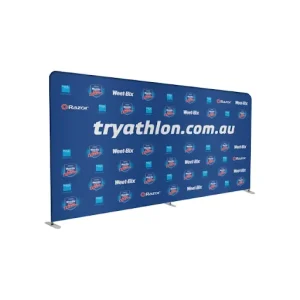 Stretch Tension Fabric 10ft Exhibition Backdrop Trade Show Roll Pull up Pop up Display Booth Display Banner Stands