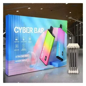 Stretch Tension Fabric Pop up Backdrop Stand Wrinkle Free Custom Printed Banner Display For Trade Show Booth