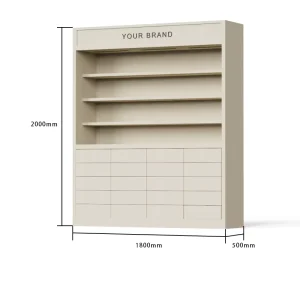 Sunglasses Shop Display Cabinet with Glass Shelves for Optical Stores