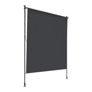 Sunshades Outdoor Hand cranked Lifting Rainproof Curtains Courtyard and Terrace Partition Screens Windproof Curtains