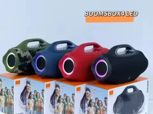 Super Boombox 4 LED 60W Speaker Wireless Portable Outdoor Actives Big Outdoor Sport Waterproof Boombox3 Speaker Gift Party Box
