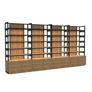 Supermarket Equipment Retail Store Gondola Rack Custom Size Available