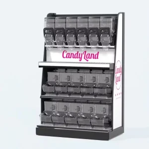 Supermarket Pick and Mix Candy Display Gondola Metal Rack
