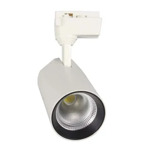 Supplier COB LED Adjustable Track Light 30W Black or White for Commercial Lighting