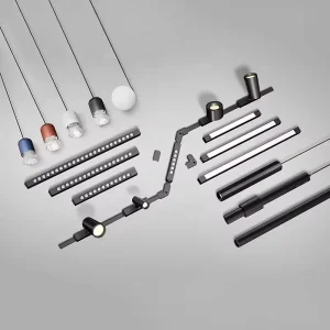 Surface Indoor Lighting DC42V Ultra Thin Magnetic Track Light Household Commercial Linear Spot LED Aluminum