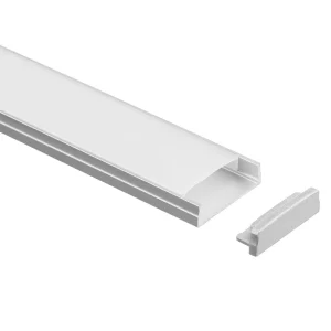 Surface-Mounted Aluminum LED Profile for Cabinet and Showcase Lighting 24×6mm