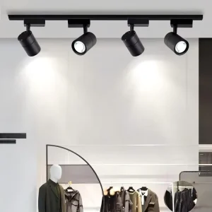 Surface Mounted Rail Spotlight LED Track Light Housing Accessories GU10 30W Track Light for Gallery Lighting
