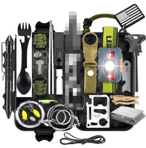 Survival Kit Set Travel Camping Emergency Multi-Function First Aid Kit Portable Safety Tactical Bag Case Backpack