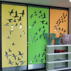 Suspended PET Felt Acoustic Partition Screens for Office Soundproof Polyester Fiber Acoustic Room Dividers Privacy Screen