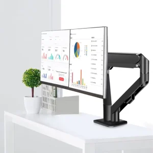 Swelix M22B Dual Screen Monitor Stand Computer Supports 17 30 Inch Left and Right 2 Screen LCD Display Vesa Bracket Soport