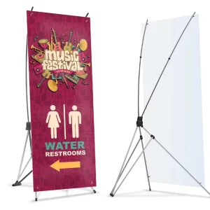 Swil Factory Custom Print X Stand Banner Display Good Quality Stands X Banner Stand for Exhibition and Advertising