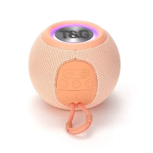TG-337 Mini Wireless TWS Speaker with Card Slot, Audio Subwoofer and Desktop Ambient Lighting
