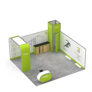 TIANYU Standard Modular Aluminum 3×3 Shell Scheme Exhibit Equipment Booths Stand Trade Show Booth Exhibition Display