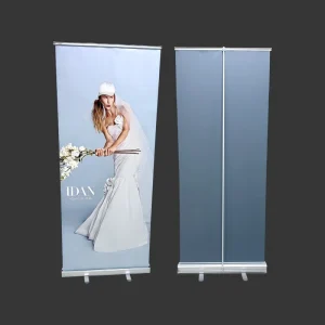 TL-R-A02 Custom Roll-Up Banner 100 x 200 cm with Dye Sublimation Print and Aluminum Frame