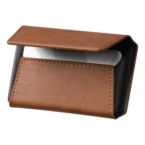 TNC106 Hold 20 Men Business Cards Slim Pocket Name Cards Case Wallet Leather Business Card Holder