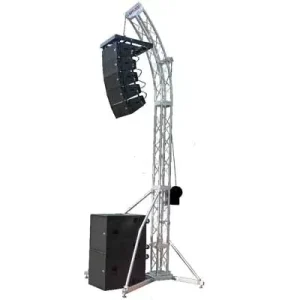 TUV Certified Aluminum Line Array Speaker Truss Stand for Sound Systems