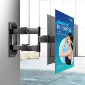 TV Wall Mount Bracket for 26/32/50 Inch LCD LED TVs, 180° Rotation, Corner Mount