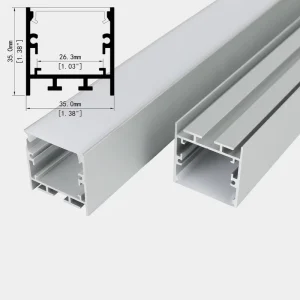 TW-3535B T5 LED Aluminium Alloy Profile Outdoor Lighting Strip for Ceiling Corners