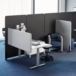 TWINCO Anti noise Polyester Acoustic Panels Soundproof Acoustic Privacy Screen Partition Office Desk Dividers