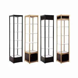Tempered Glass Display Cabinet, Flat-Pack Smoke Store Display Cabinet