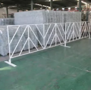 Temporary Removable WPC High-Strength Crowd Control Barrier for Sports Events and Outdoor Use