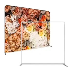 Tension Fabric Display Stand Portable Backdrop Frame for Trade Shows Events Retail Custom Graphics Available
