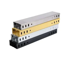 The Factory Offers Customizable Powder coated Trough type Cable Trays