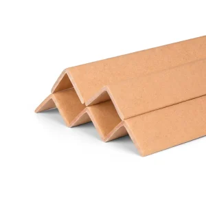 Thickened Kraft Paper L shaped Hard Corner Protector Right Angle Anti collision Strip for Pallet Carton Logistics