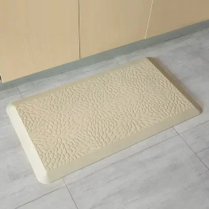 Thickened PU Carpet Mat Anti-Slip Anti-Fatigue Oil-Proof Mat for Bedroom Living Room Kitchen and Bathroom