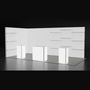 TianLang 120mm Thickness Single Side Aluminium Fabric Profile for Lightbox Frame Display Light Box Exhibition Booth
