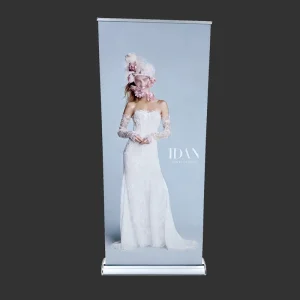TianLang Portable Roll up Banner 10 Second Setup Push Up Pole System